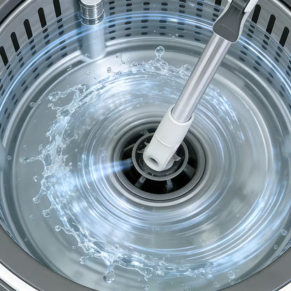 360° Spin Mop & Bucket Set with 4 Microfiber Pads
