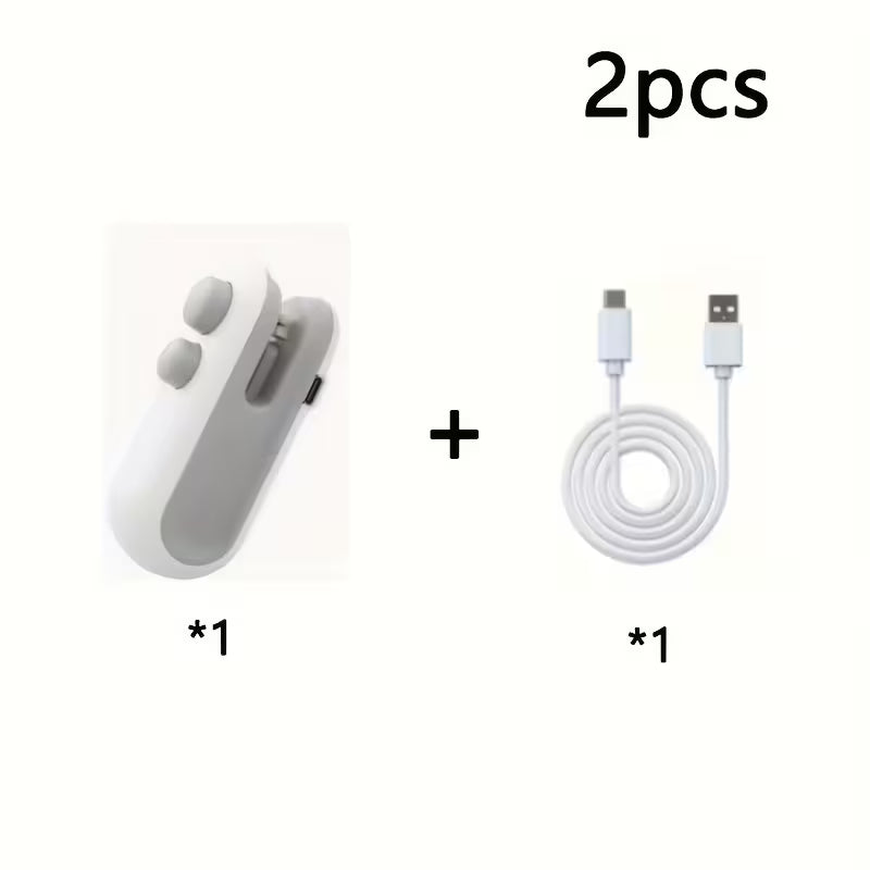 Set of 2 Rechargeable Mini Bag Sealers
