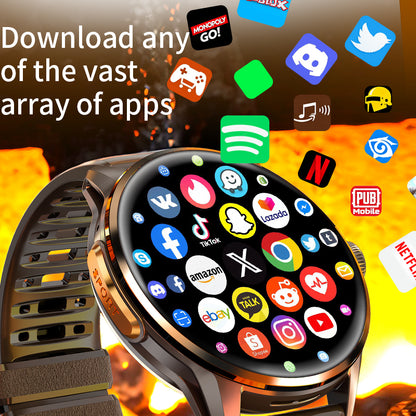 H100 M99 Smartwatch | 4G SIM | 1.6" Screen | GPS NFC IP68 | 950mAh Battery | Android Smart Watch