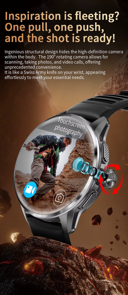 H100 M99 Smartwatch | 4G SIM | 1.6" Screen | GPS NFC IP68 | 950mAh Battery | Android Smart Watch