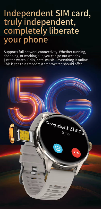 H100 M99 Smartwatch | 4G SIM | 1.6" Screen | GPS NFC IP68 | 950mAh Battery | Android Smart Watch